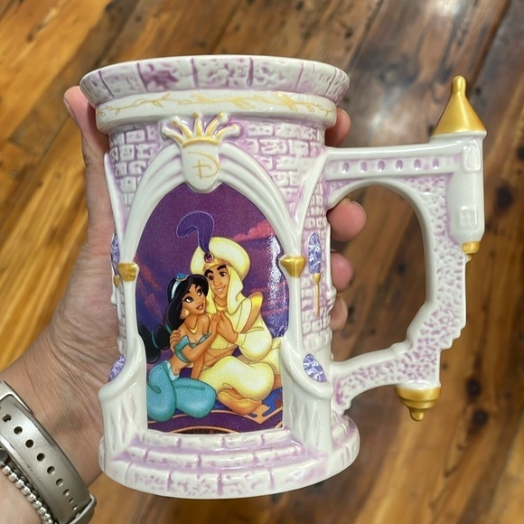 Disney Other - Disney Jasmine Aladdin 3D Figural Castle Mug NWT vintage